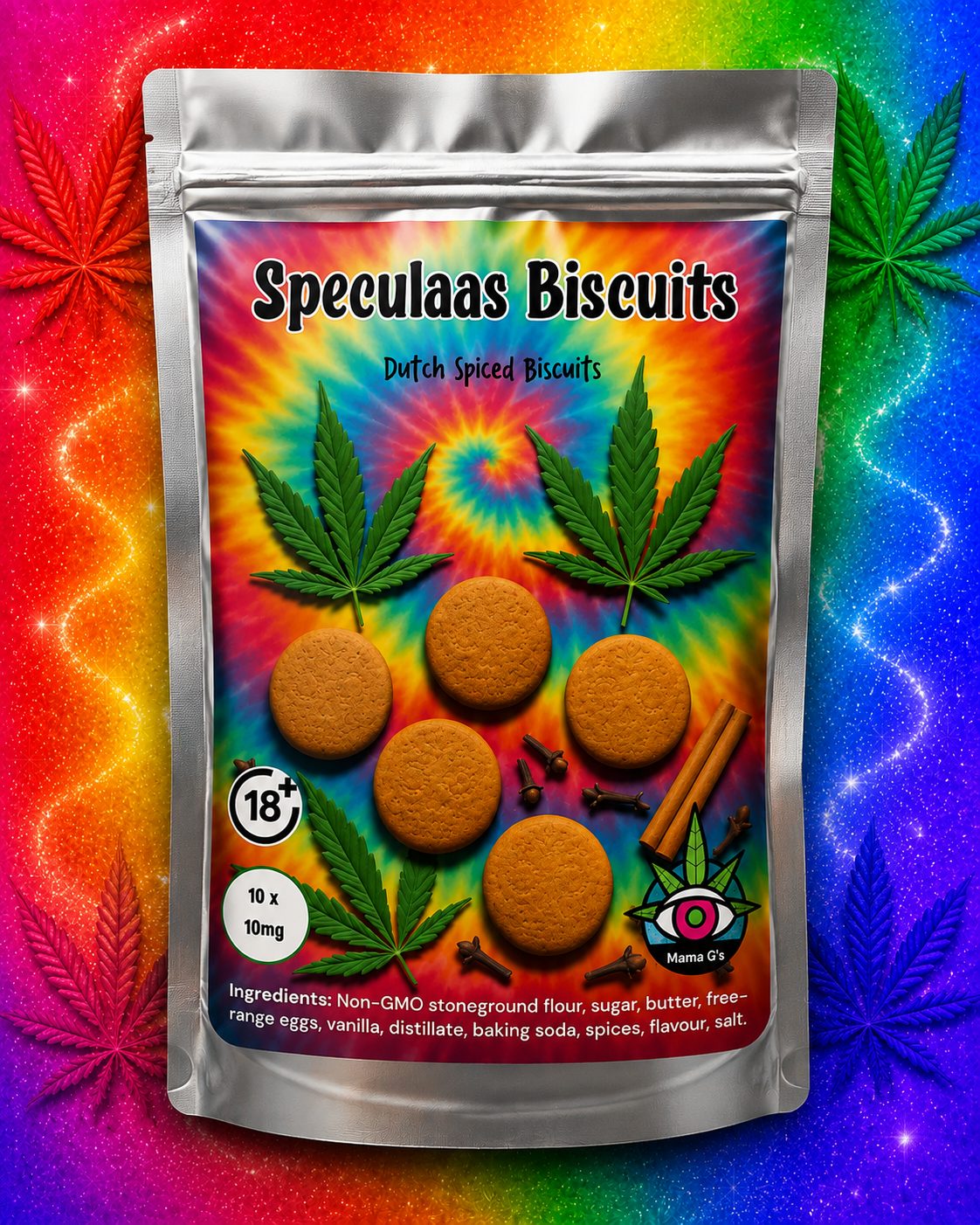 10 Pack of Mini Speculaas Biscuits