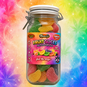 100mg Fruit Slices in a Jar